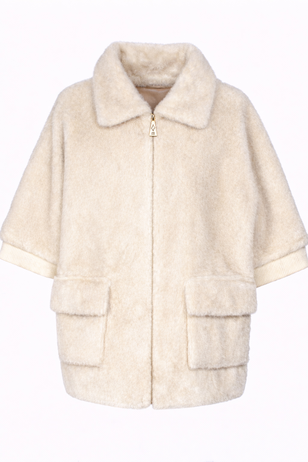 MANTELLA FAUX FUR FAKE MINK MANICA MAGLIA,2 TG,100%PL,M PRC   